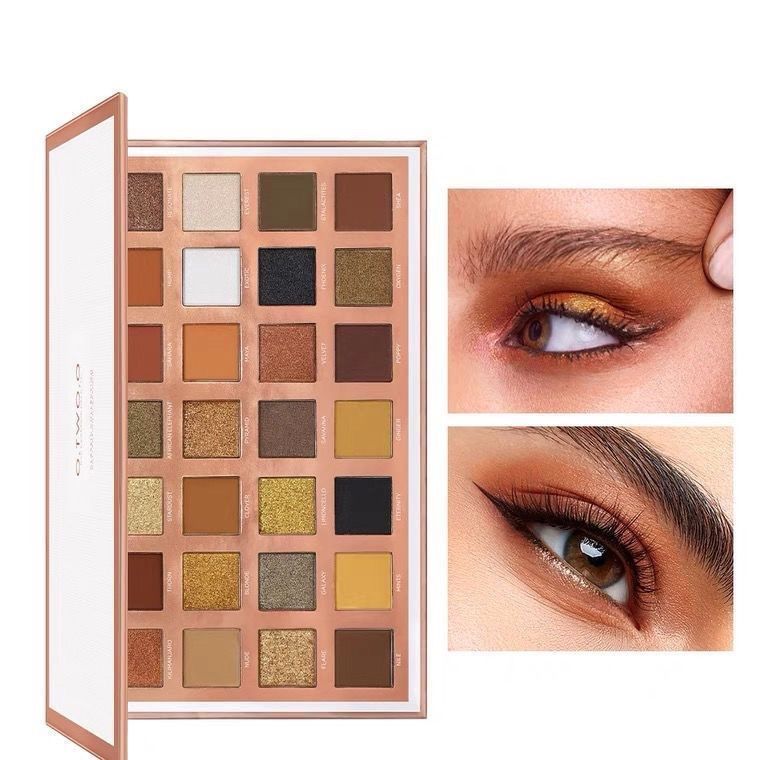 O.TWO.O Tinh Chất Mắt Trang Điểm Phấn Mắt Hộp Phấn Mắt Blush Highlight 28 Màu Tích Hợp Bảng Phấn Mắt