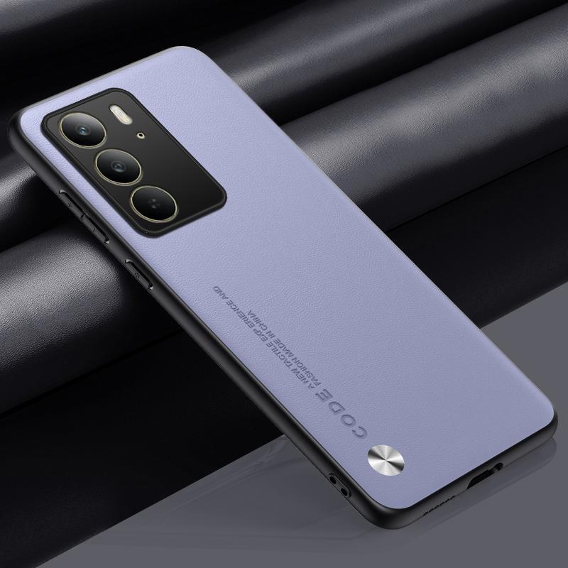 Ốp Lưng Cho Realme P3 lite P3lite RMX5300 Ốp Lưng Silicon Mềm Viền Cứng Da PU Ốp lưng