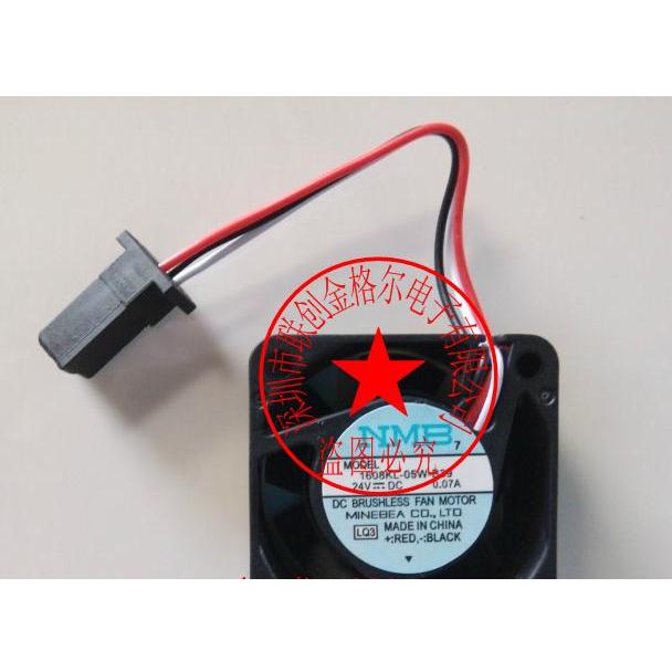 [Tản nhiệt] 1608KL-05W-B39 FANUC Phích cắm đen 24V 0.07 Quạt chuyên dụng FANUC