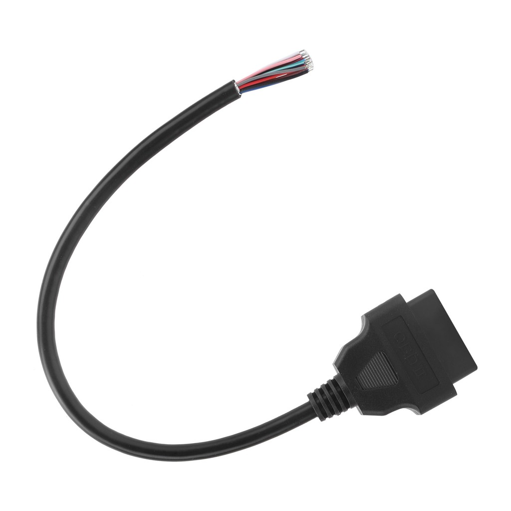 TMA ~ 0,3m / 1ft 16 Pin OBD2 Nữ Nối Dài Đầu Nối Dài Máy Quét Ô Tô Chẩn Đoán Mở Cáp