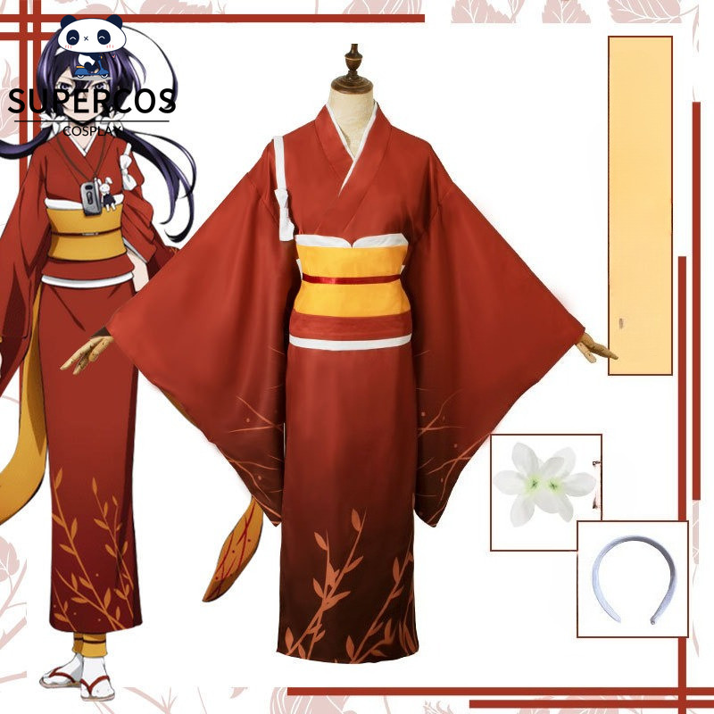 Bungo Stray Dogs - Yukata Đầm Cosplay Kim Cương cho Izumi Kyouka