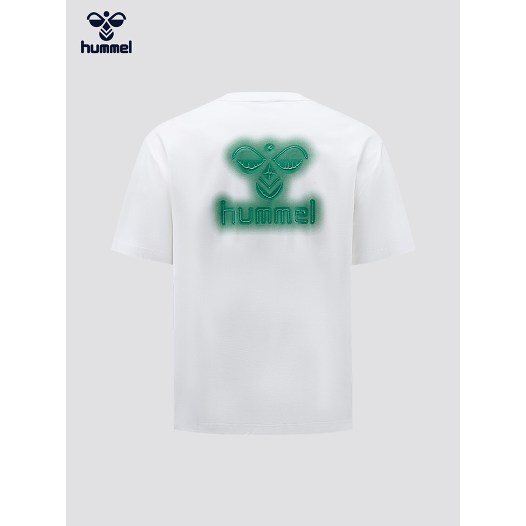 Hummel Áo Thun Cổ Tròn Tay Ngắn 100% Cotton Cao Cấp, Plus Size - Còn Hàng