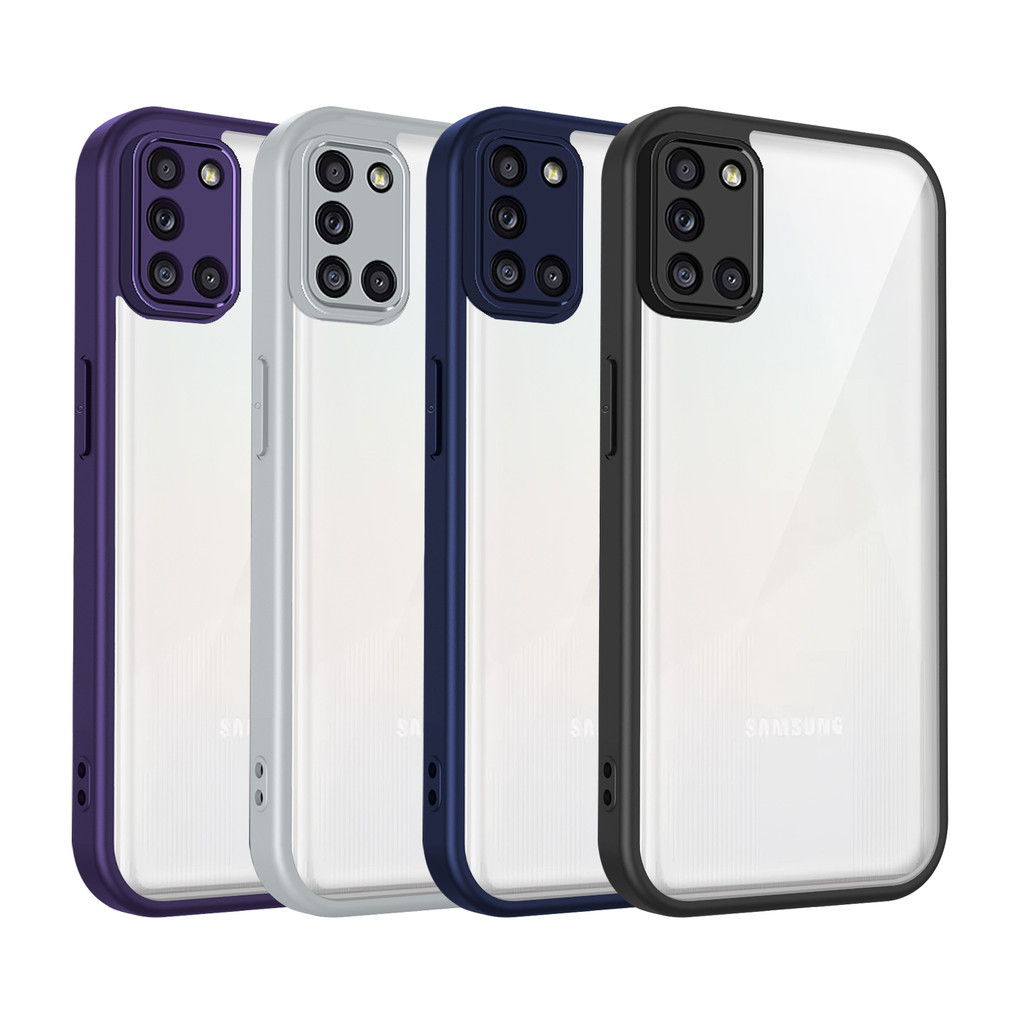 Ốp lưng Samsung A31 Vỏ mờ trong suốt sang trọng cho Ốp điện thoại Samsung Galaxy A31