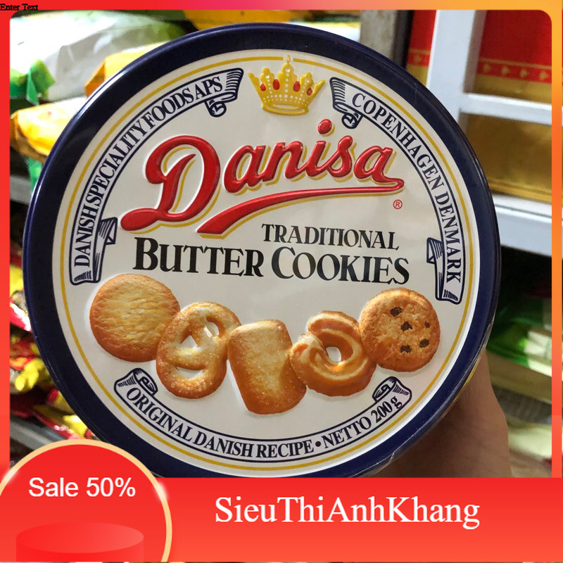 Bánh Danisa hộp sắt 200g - - Sieuthianhkhang