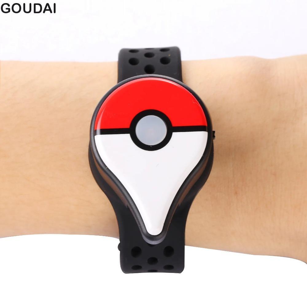 GOUDAI Pokemon Go Plus có thể sạc lại, Tự động chụp dây đeo cổ tay không dây Pokemon Auto Catch, Phụ
