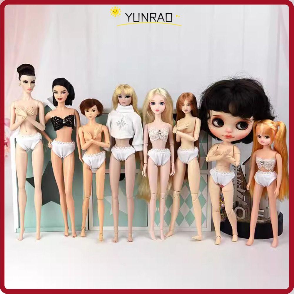 Đồ lót búp bê YUNRAO 60cm, Đồ lót Cotton ren co giãn dễ thương, Đồ chơi trẻ em DIY Quần lót 3 màu 1 