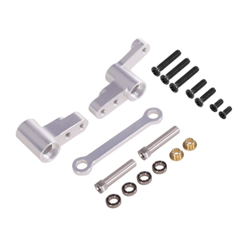Cho 1 / 14 RC Xe Nâng Cấp Phần MJX Hyper Go 14301 14303 Kim Loại Lái Nhóm Hội Có Vòng Bi Lái Liên Kế