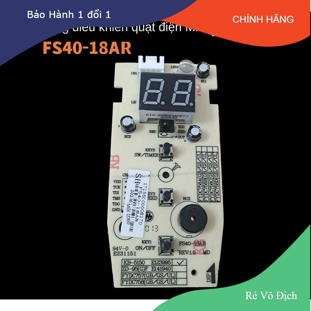 [Rẻ Vô Địch] mạch quạt midea FS40-18AR