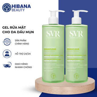  Gel rửa mặt cho da dầu mụn không chứa xà phòng SVR Sebiaclear Gel Moussant 400ML 
