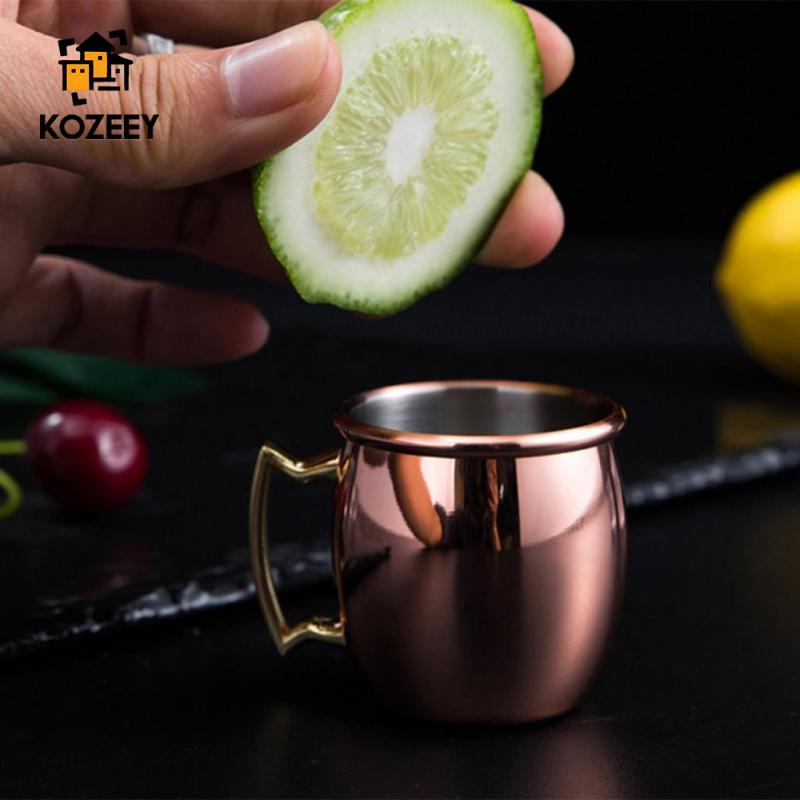 KOZEEY Mini Moscow Mule Cup Đồ uống Uống 60ml Cà phê Espresso Cocktail Cốc
