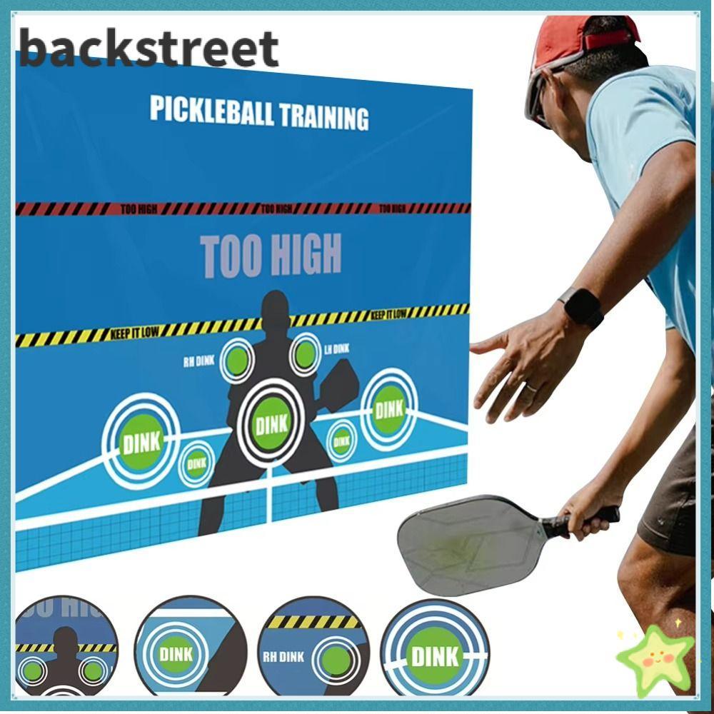 BACKSTRETDV Pickleball Dink Wall Pad, Master Fitness Poster Mat Pickleball Practice Pads, Training P