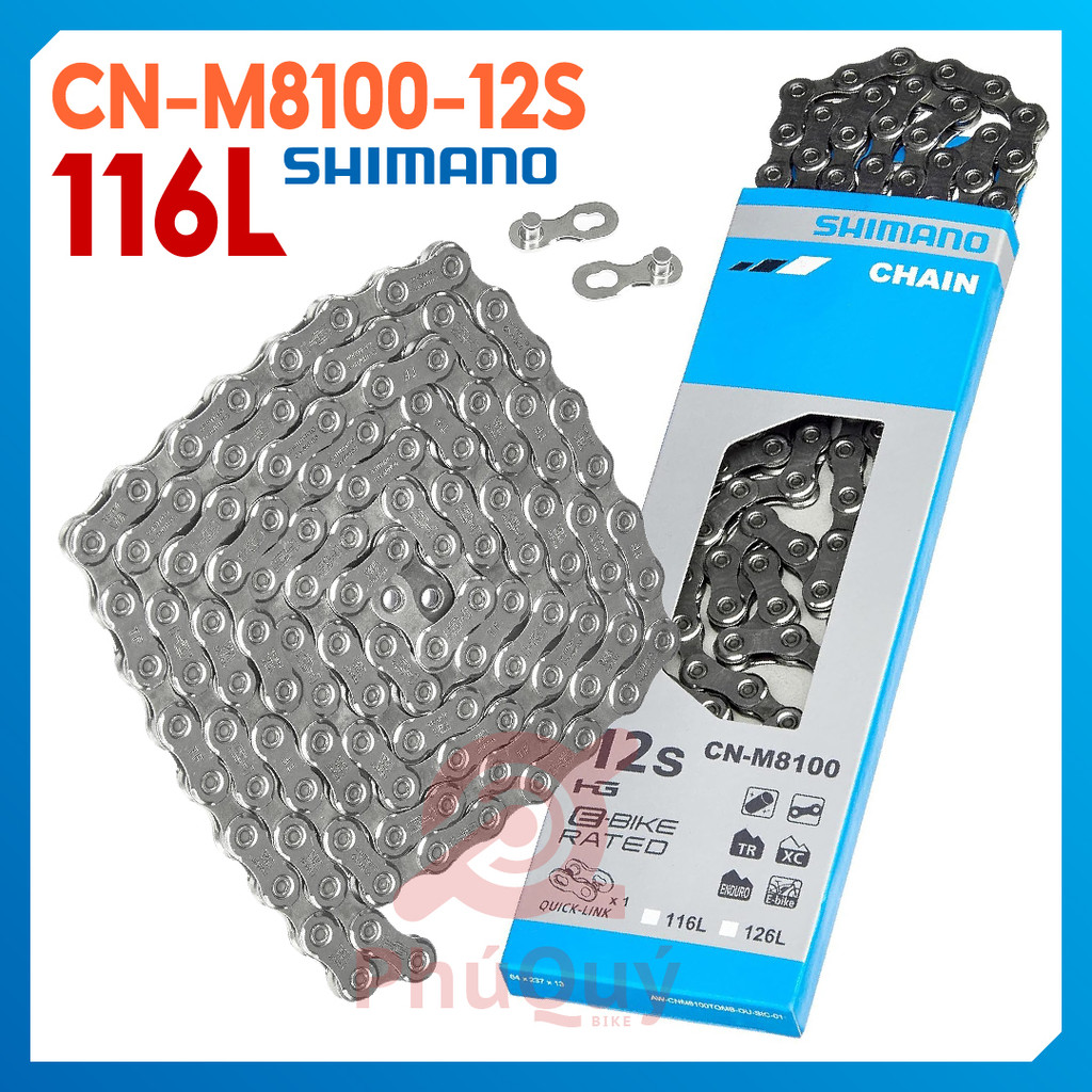 SÊN 12 SHIMANO CN M8100 116L CÓ HỘP