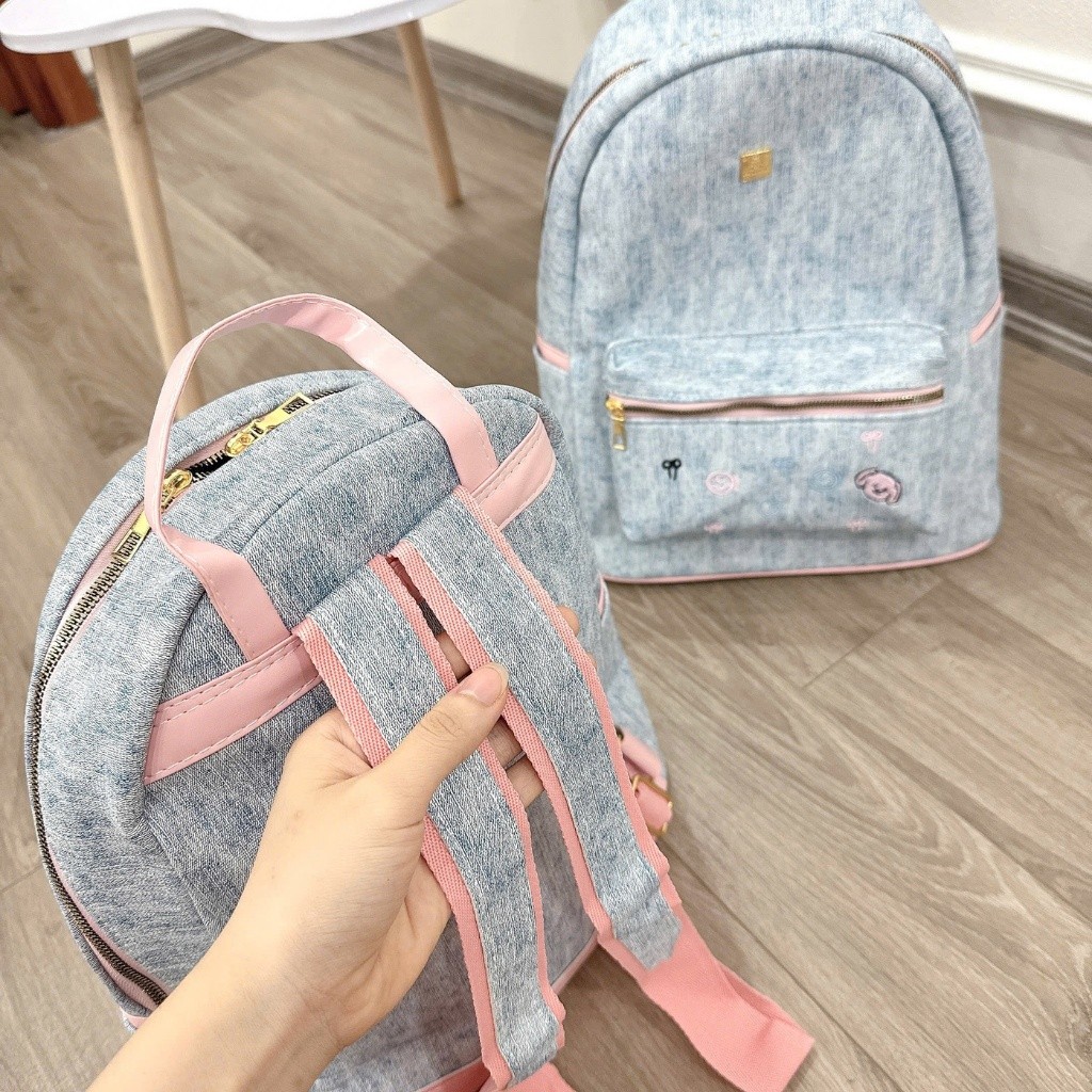 Balo da đi học, đi chơi bản quai to size 36 cm, da bò nhám để vừa giấy a4, laptop 14inch K766