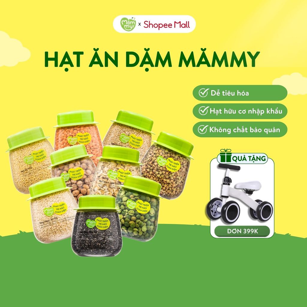Hạt Dinh Dưỡng Mămmy Nấu Cháo Cho Bé Ăn Dặm Từ 6 Tháng Hạt Nhập Khẩu Giàu Dinh Dưỡng Vittamin