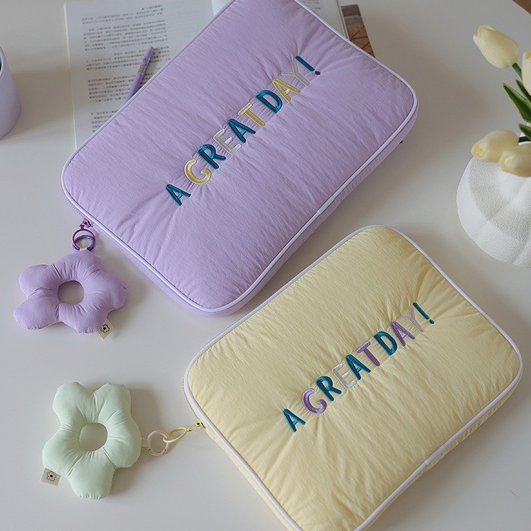 Túi đựng laptop dễ thương cho phụ nữ 13inch độ thẩm mỹ cao, bao đựng laptop 15inch inch, túi đựng iP