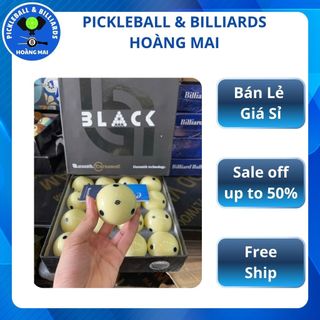 [Hàng đẹp] Bóng cái Bỉ Aramith Black, Bóng cái bida, Bi cái bi-a lỗ, nhựa đặc cao cấp, hạn chế trầy xước, hạn chế bám lơ