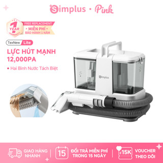 Máy giặt cầm tay Simplus Lực hút 12,000Pa 2 đầu chổi thay thế Sofa Giường Thảm BYJH004 