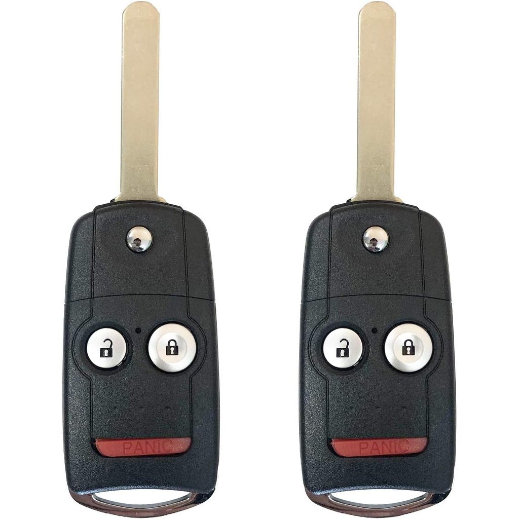 Chìa khóa ô tô mới Fob cho Acura 2007-2013 RDX MDX Flip Remote Key 3 nút Fccid: N5F0602A1A; bởi AUTO