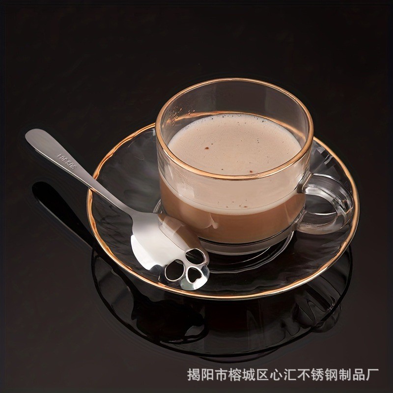 Hot Sale#Manufacturer304Stainless Steel Spoon Western Restaurant Coffee Spoon Sugar Spoon Creative S