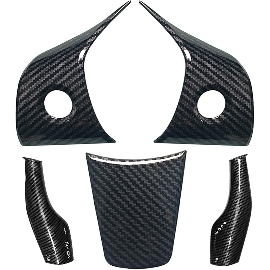 Vỏ bọc viền vô lăng cho Tesla Model 3 / Y, cho Tesla Model 3 / Y Vỏ chuyển số cần số trợ lực lái, Tư