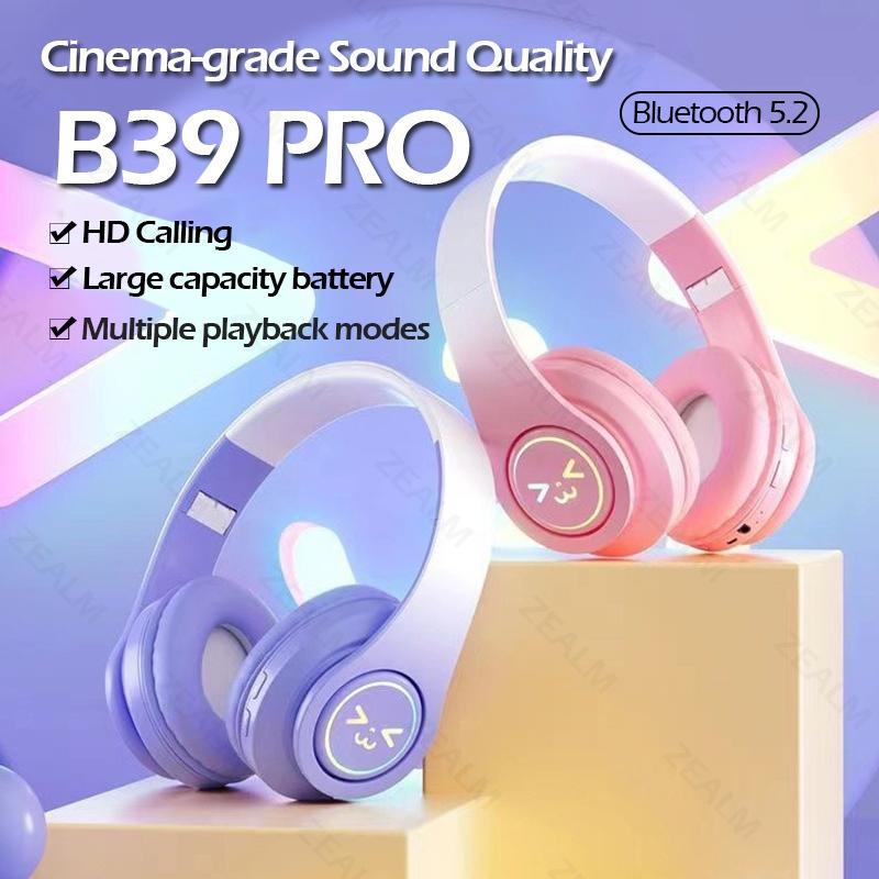 Tai nghe Bluetooth có thể gập lại có Mic Tai nghe không dây âm thanh nổi Tai nghe Bluetooth B39 Pro 