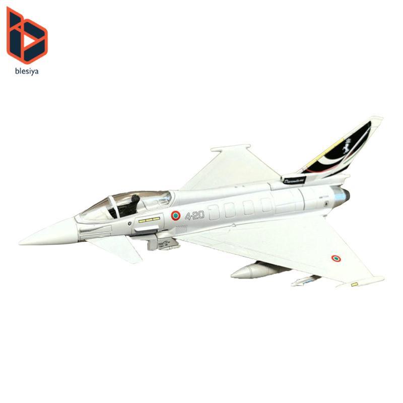 1 / 100 Ef2000 Fighter Jet Replica Máy bay di động sưu tập Eurofighter