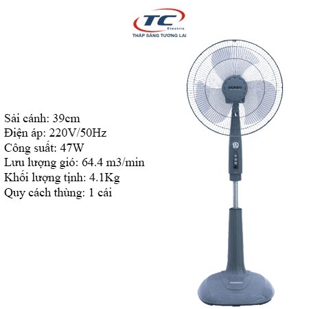 Quạt đứng Senko DH1600 47W
