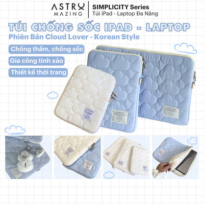 Túi chống sốc Laptop & iPad Cloud Lover Hàn Quốc AstroMazing kích thước 11-15inch - Lót nhung chống sốc nhiều kích thước