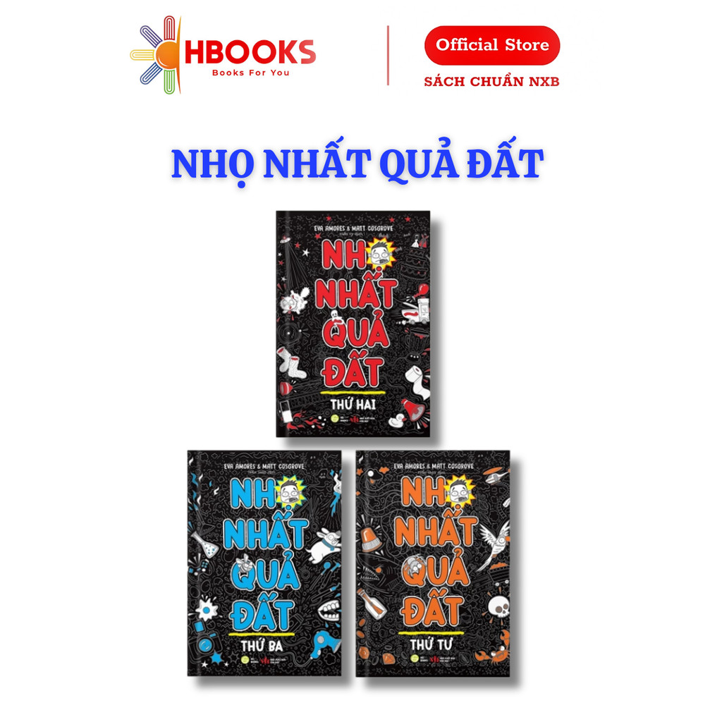 Sách Nhọ Nhất Quả Đất hài hước, truyện tranh dành cho thiếu nhi nổi tiếng thế giới HG Books