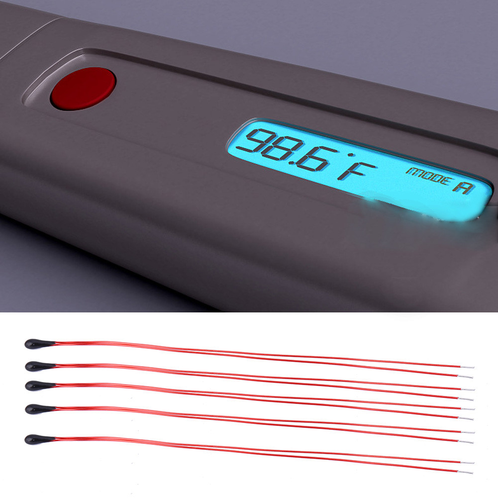 10 Chiếc Điện Trở Nhiệt MF52B Độ Nhạy Cao Với Dây Tráng Men 60Mm Bảo Vệ Thiết Bị Điện (5K)