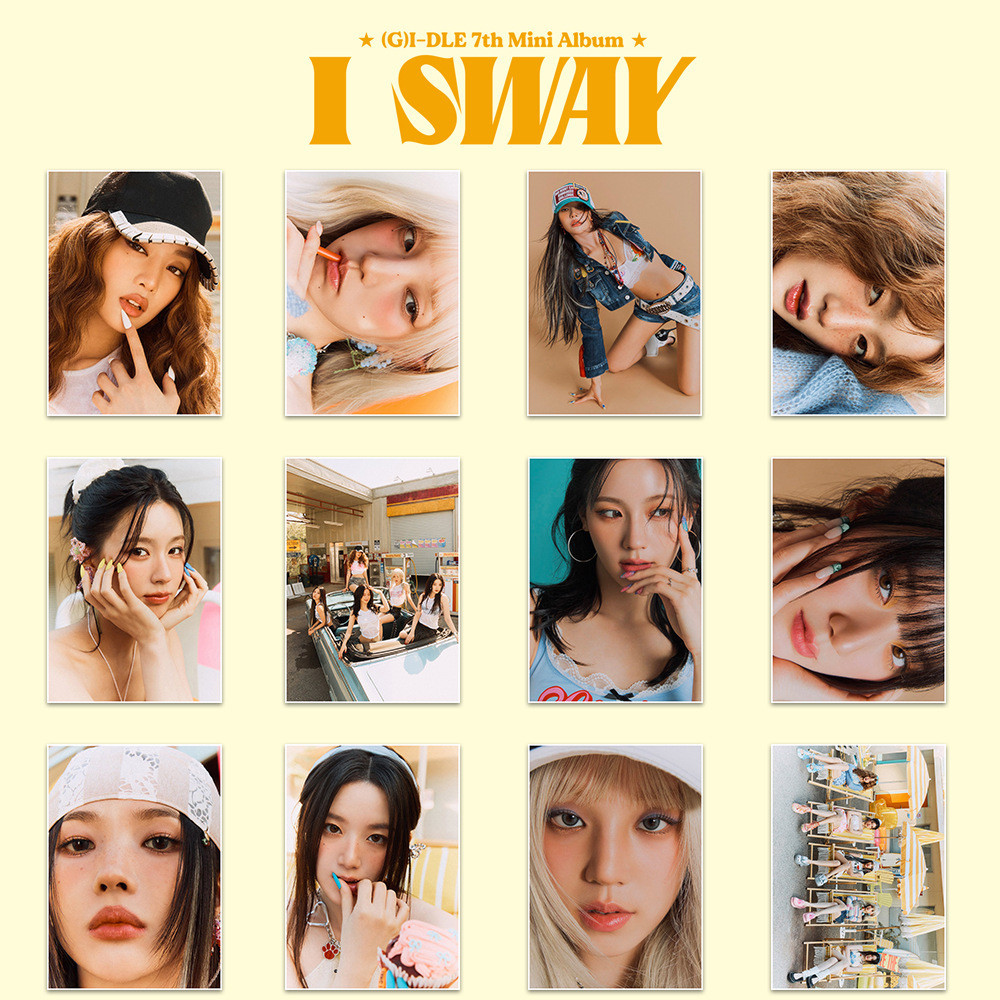 GIDLE Album Mới Tôi SWAY Hàng Hóa Ảnh Poster Tự Dính Hình Poster Bộ Sưu Tập Poster GI-DLE #FUY521O#