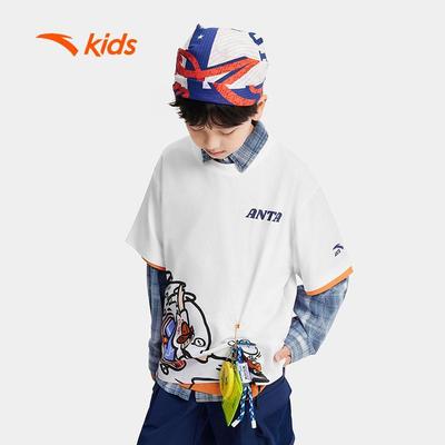 Áo Phông Ngắn Tay Bé Trai ANTA Kids 3525C8104