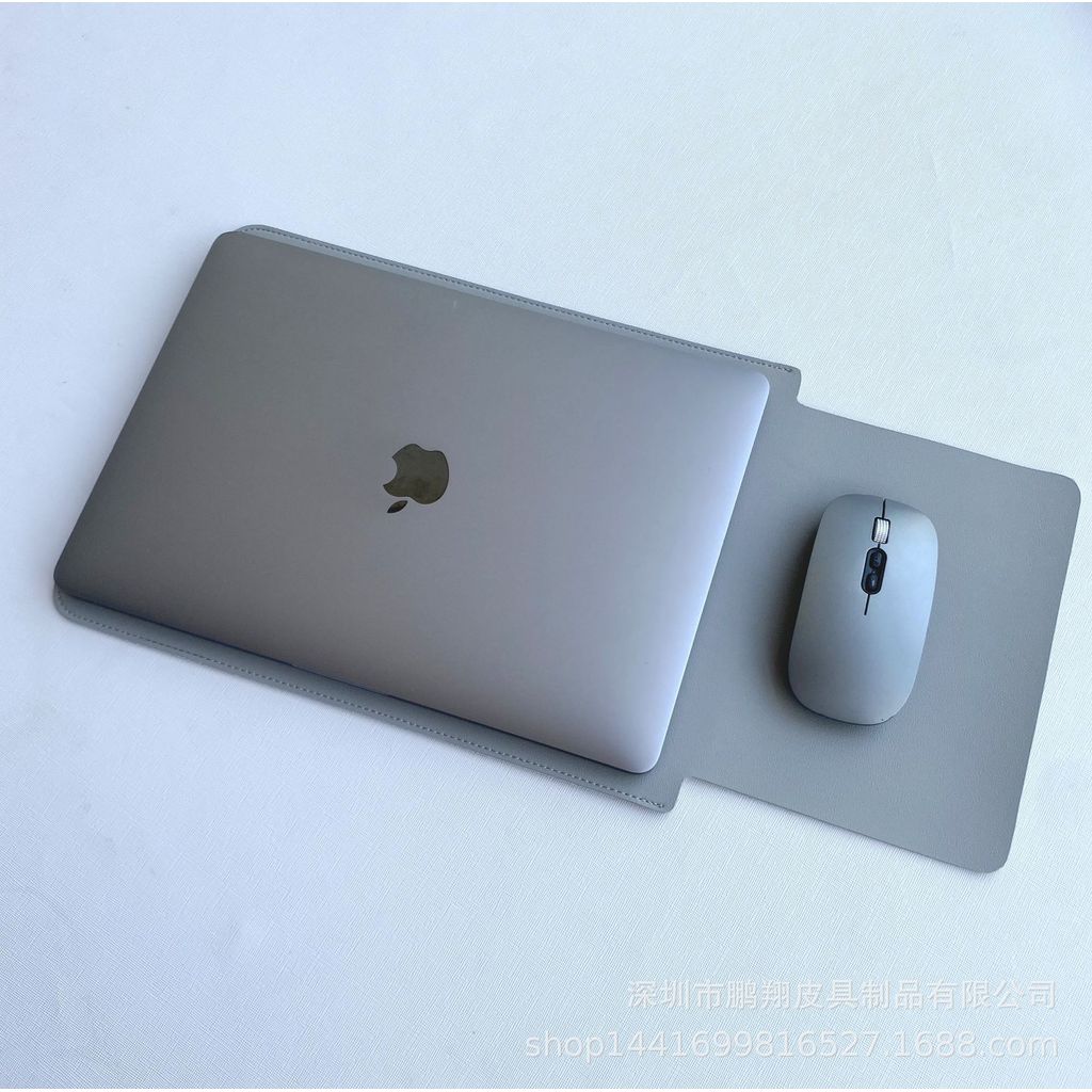 Túi đựng bảo vệ MacBook, túi laptop, bao da laptop PU không từ tính cho Apple Huawei