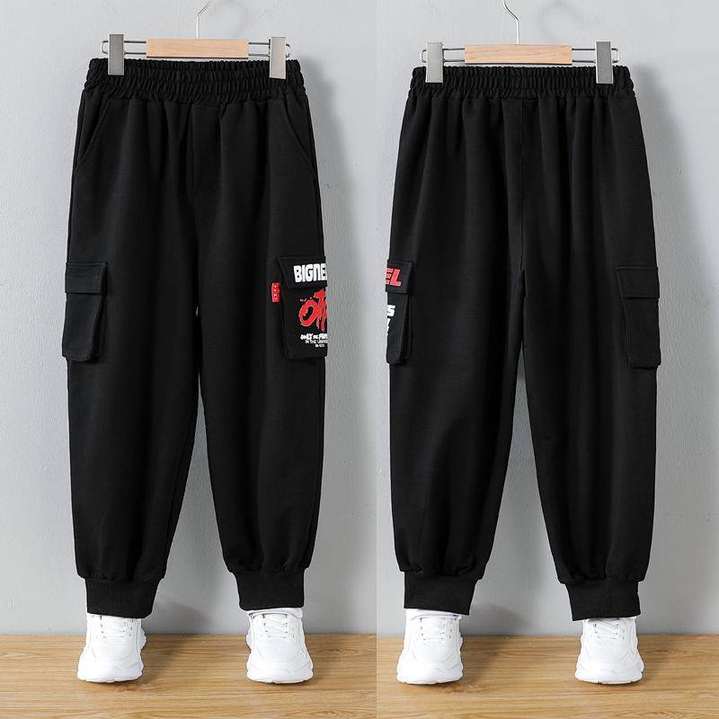 【Ready Stock】 Boy's plus Size Overalls Autumn and Winter Middle and Big Children plus-Sized plus-Siz