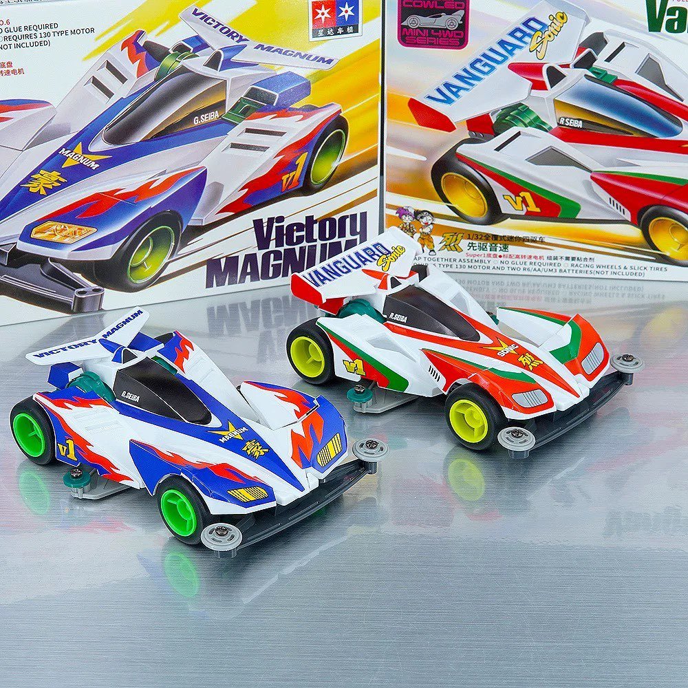 DA XING Mini RC Car S1 Khung gầm Victory Charge Vanguard Sonic Đồ chơi lắp ráp TAMIYA Series