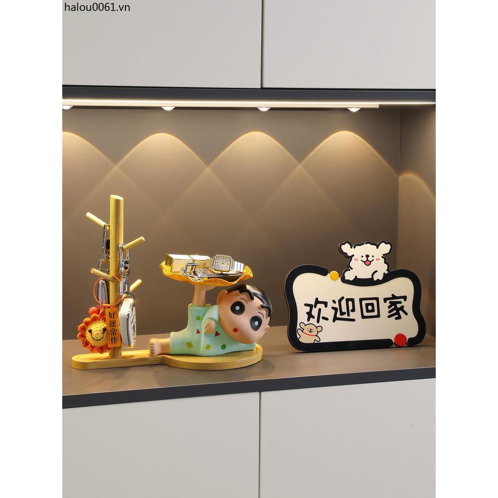 Haibei Biển Crayon Shin-Chan Chìa Khóa Lưu Trữ Đồ Trang Trí Đồ Trang Trí Lối Vào Phòng Khách Để Bàn 