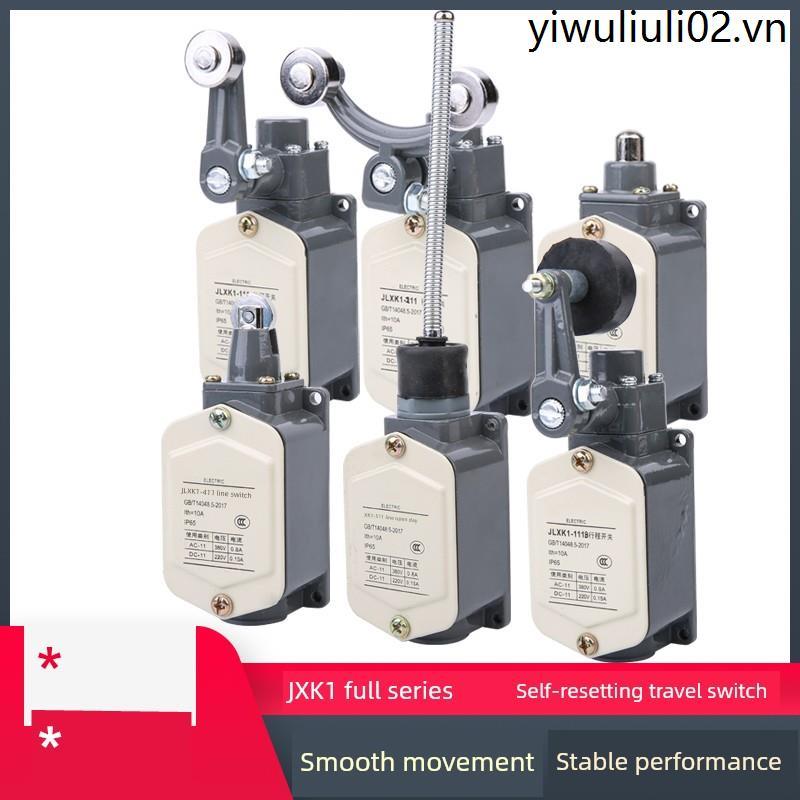 Công tắc du lịch JLXK1-111 JLXK1-411 Công tắc giới hạn vỏ nhôm 311 có ren Micro-Drive 511 Limiter