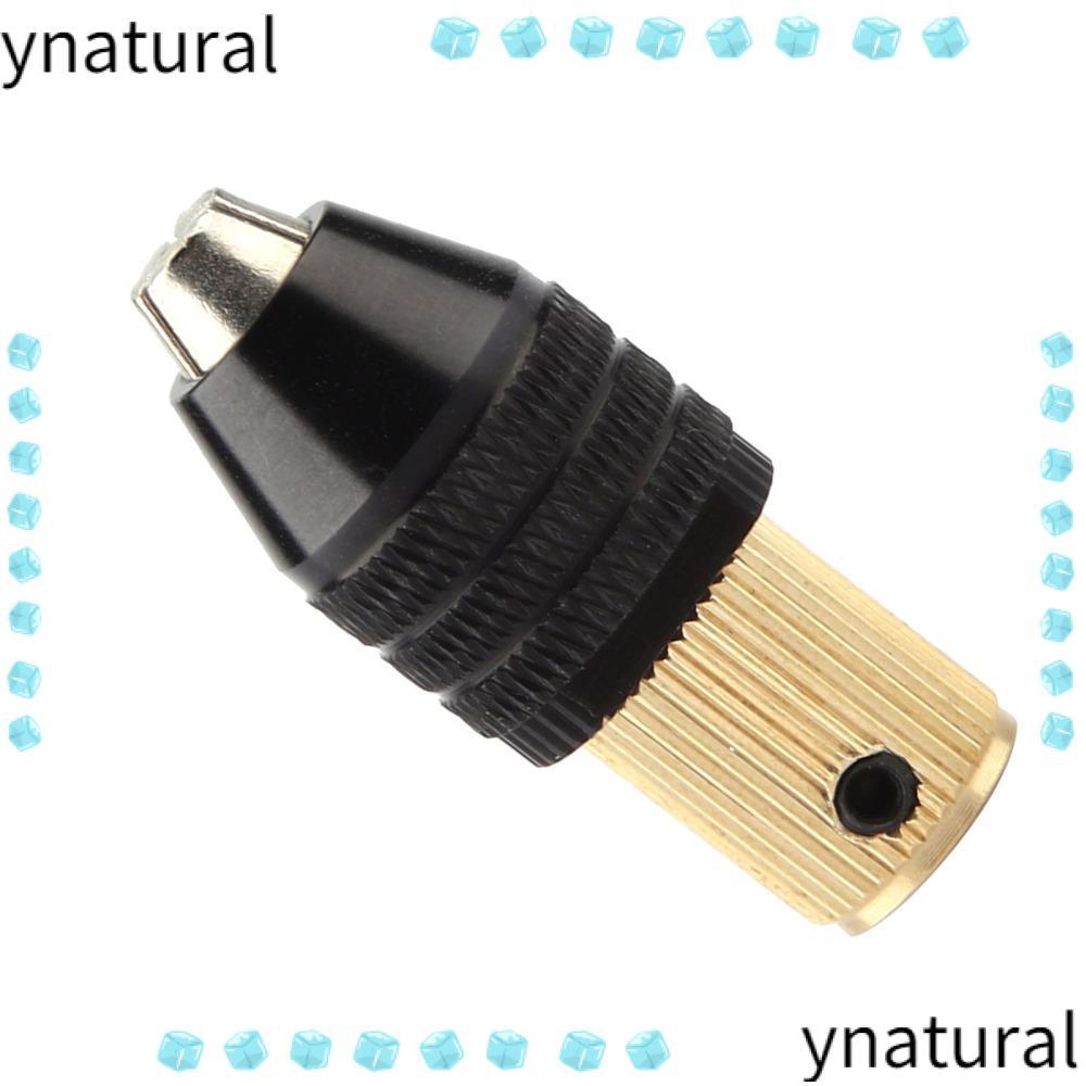 Phụ kiện máy khoan điện Mini YNATURAL, Chuck tự săn chắc ba mặt bằng đồng thau và hợp kim nhôm, Bộ k