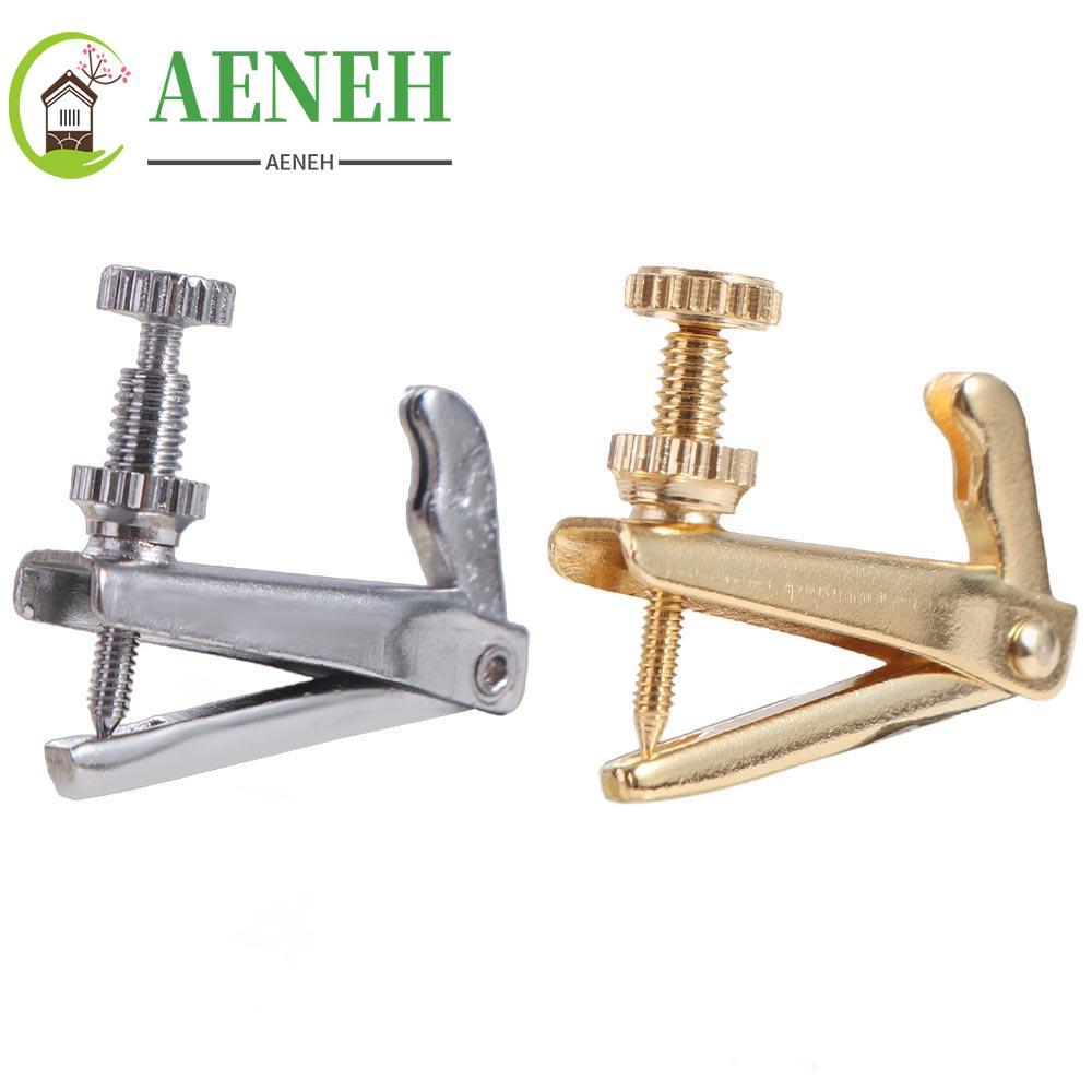 AENEH 4 / 4 Violin Fine Tuner, Ốc vít điều chỉnh vàng Dây đàn violin Spinners Fiddle String Adjuster