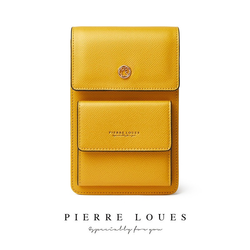 PK6 Pierre Loues Túi Điện Thoại Di Động Nữ Mới Đa Năng Đeo Ngang Thời Trang Dung Tích Lớn 3 Khe Cắm 