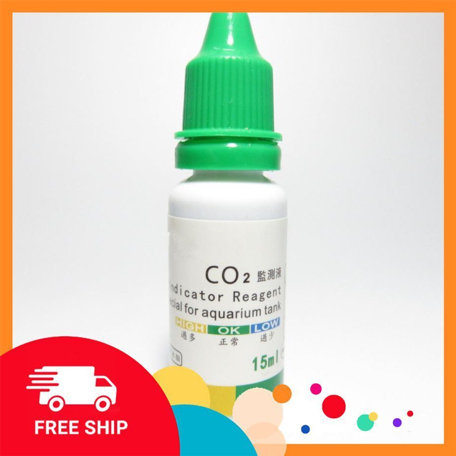Dung Dịch Test CO2 Cho Bể Thuỷ Sinh | Dung Dịch Thay Thế Cho Bộ CO2 Drop Checker #nấmaqua