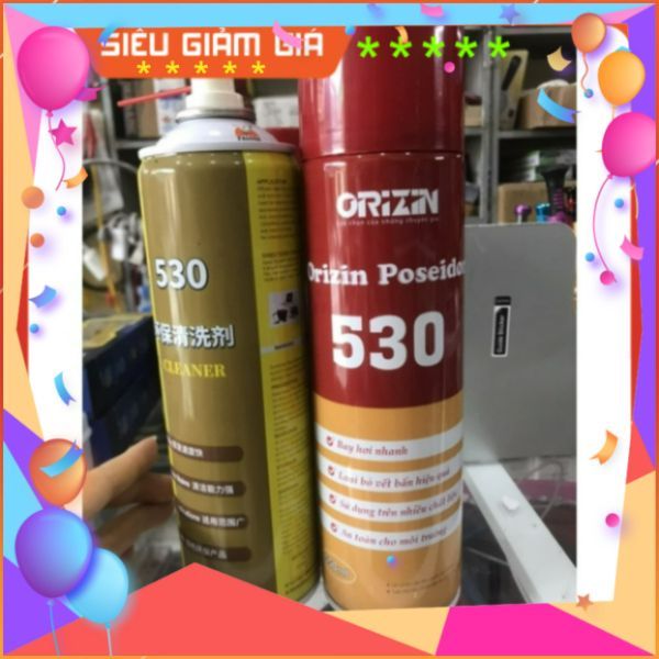 Dung dịch 530 vệ sinh màn và main, dạng xịt