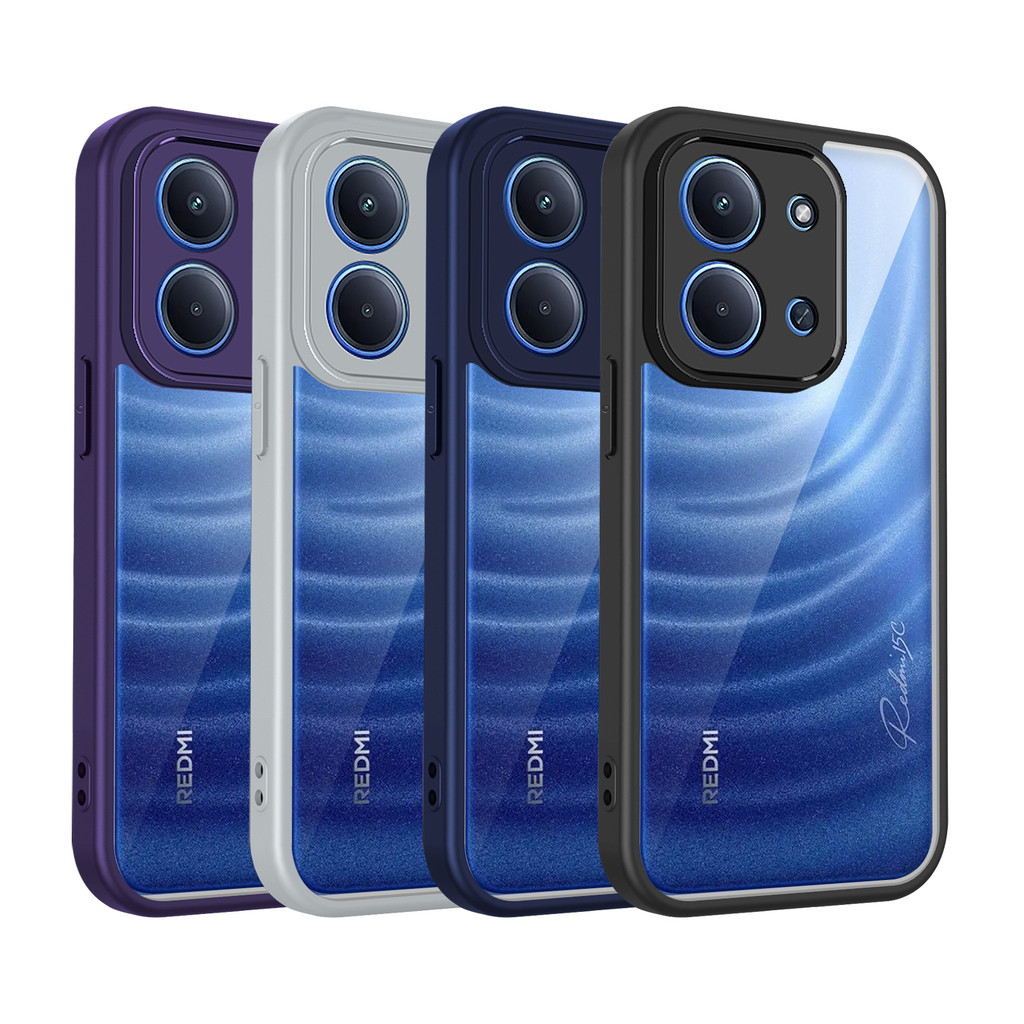 Ốp lưng Redmi 15C Vỏ trong suốt mờ thời trang cho Redmi 15C Vỏ điện thoại