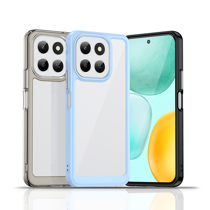 Dành Cho Honor X6C Ốp Lưng Trong Suốt Cho Honor X6C X7C X7B X7A Bao Coque Funda Cứng Trong Suốt Cạnh
