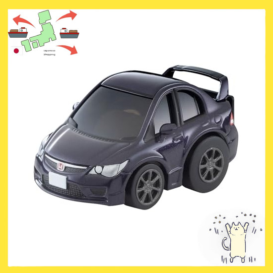 [Japanese Version] TOMYTEC ChoroQ zero Z63c Honda Civic Type R (FD2) (Purple) Completed