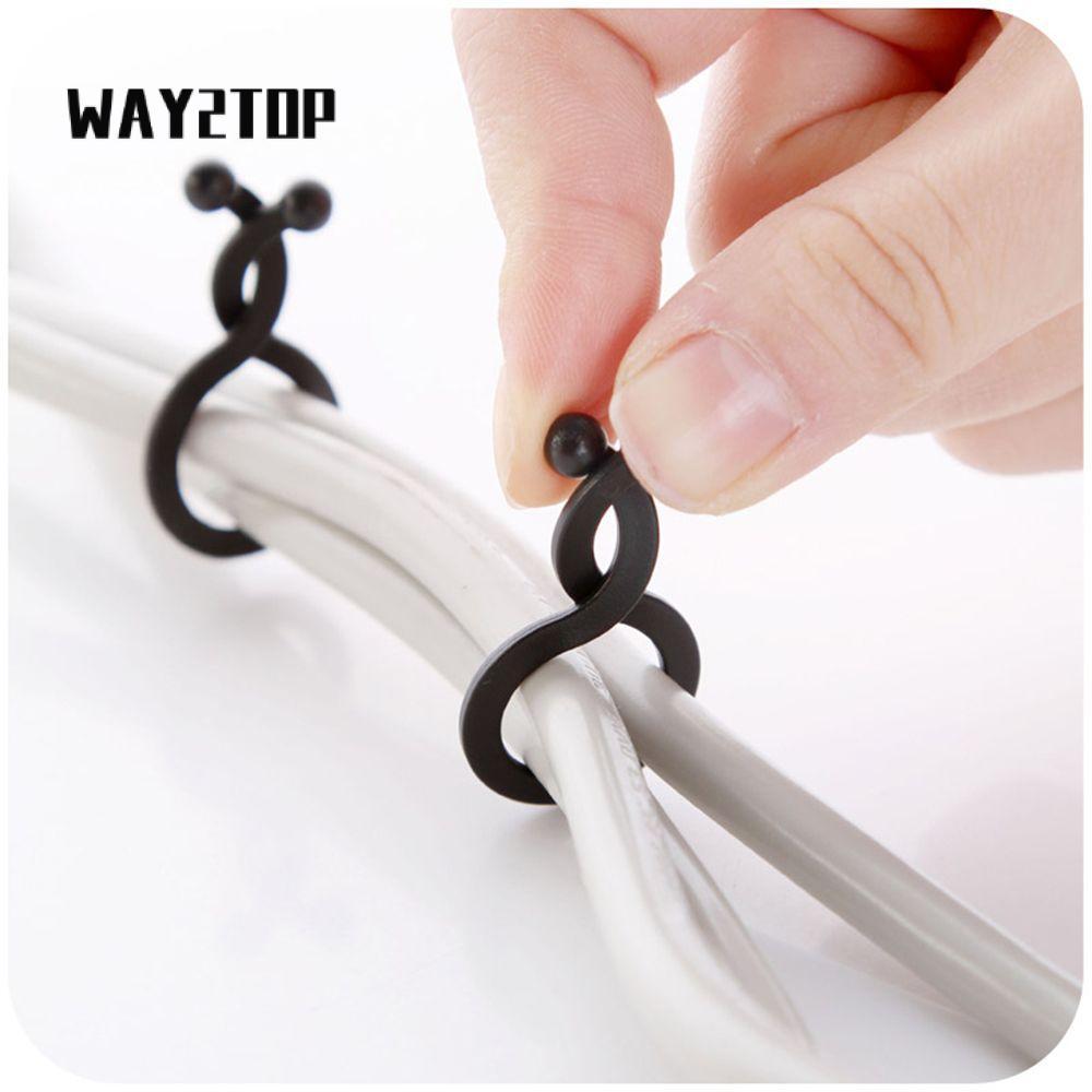 WAY2TOP 20 / 30 Chiếc Cáp Sắp Xếp Dây Giá Đỡ Tiện Ích Văn Phòng Twist Tie