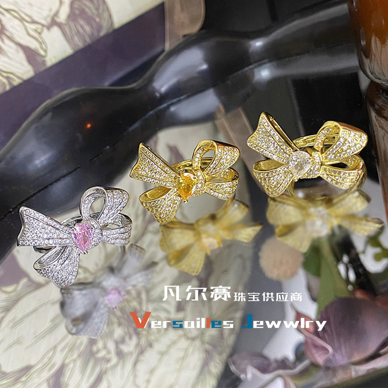 Nhẫn nơ 18k vàng từ Versa, thiết kế siêu cổ tích dành cho nữ