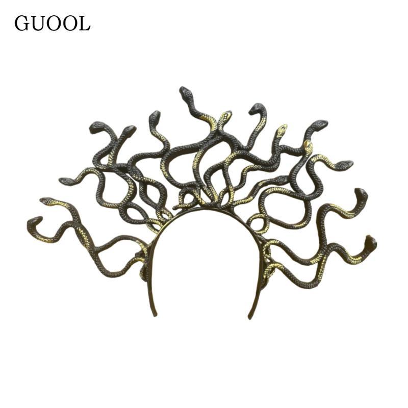 Trang sức Medusa Rắn Băng Đô cho cosplay và rave Halloween