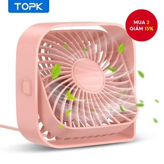  Quạt để bàn USB di động TOPK Động cơ không chổi than chất lượng cao yên tĩnh Luồng khí cao sành điệuMini 
