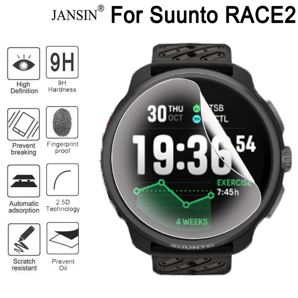Jansin Miếng Dán Bảo Vệ Màn Hình Cho suunto race2 Đồng Hồ Thông Minh